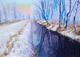 sneeuwsloot Zodden 22-03-2013