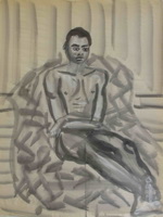 man inkt 50 cm x 65 cm